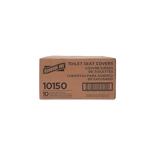 Genuine Joe Half-fold Toilet Seat Covers (Pack of 2500)