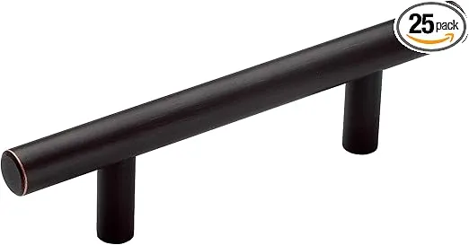 Amerock | Cabinet Pull | Oil Rubbed Bronze | 3 inch (76 mm) Center to Center | Bar Pulls | 25 Pack | Drawer Pull | Drawer Handle | Cabinet Hardware