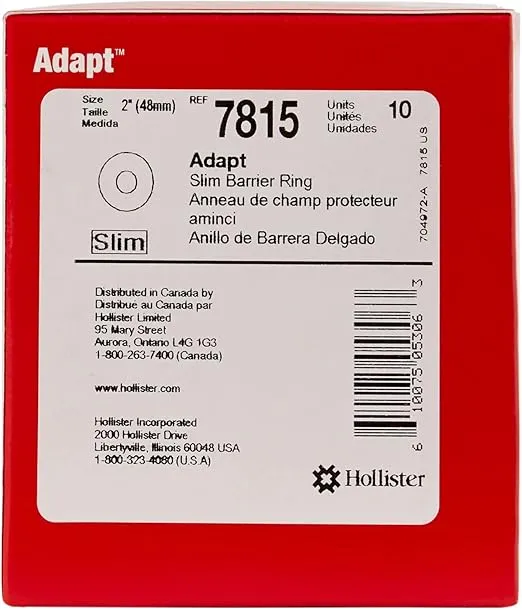 Adapt Slim Moldable, Standard Wear Skin Barrier Ring Adhesive Without Tape 10 per Box 7815