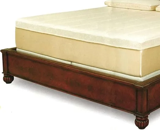 OUTWATER 4 in. x 3-1/2 in. Unfinished Solid Hardwood Round Bun Foot