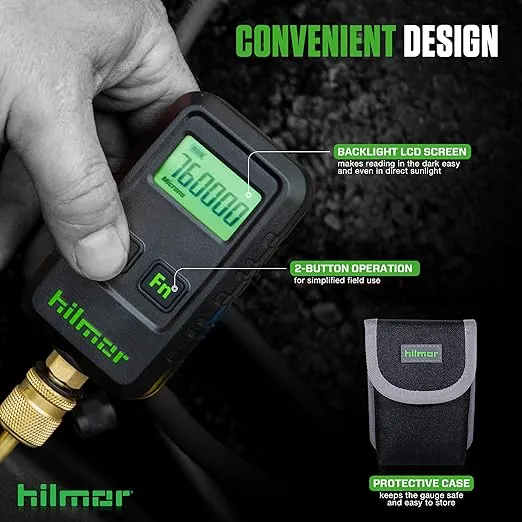 hilmor CVG1200 Compact Vacuum Micron Gauge for HVAC