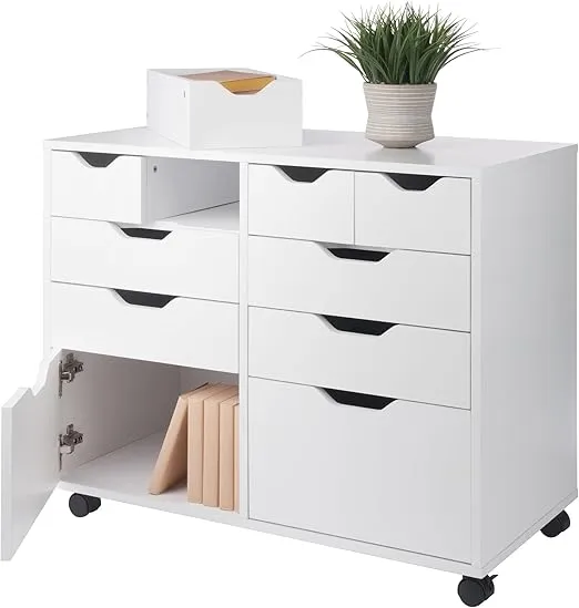 Winsome Halifax Cabinet White Finish