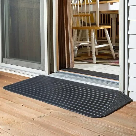 Silver Spring Solid Rubber Threshold Ramp - 2" Rise