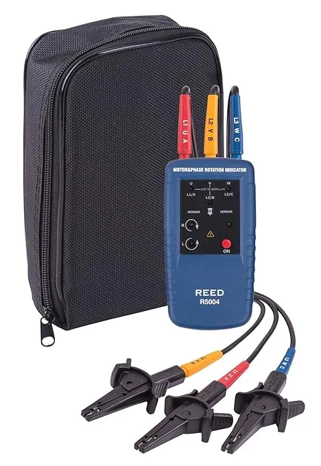 REED Instruments R5004 Motor Rotation and 3-Phase Tester