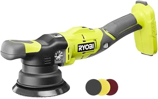 RYOBI 18V ONE+ 5" Variable Speed Dual Action Polisher