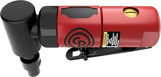 Chicago Pneumatic CP875 - Air Angle Die Grinder Tool, 1/4 Inch (6 mm), 0.3 HP / 220 W, 22500 RPM, Welder, Woodworking, Automotive Detailing, Stainless Steel Polisher, Heavy Duty