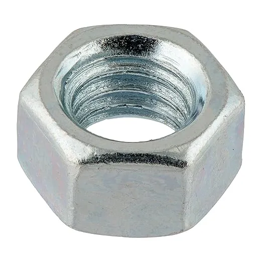 3/8"-16 (100 Pack) Grade 2 Hex Nuts, Coarse Thread, Zinc, Industrial/Commeical Grade ASME B18.2.2 by Makers Bolt