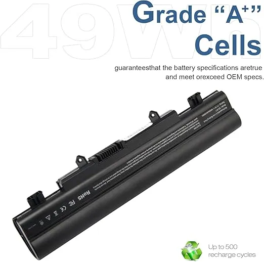 TREE.NB Laptop Battery AL14A32 for Aspire E1-571 E5-571 E5-411 E5-421 E5-511 E5-521 V3-472 V3-572 E14 E15 Touch Extensa 2509 2510 Travelmate P246 TMP246 Series, 4400mAh/11.1V/6-Cells