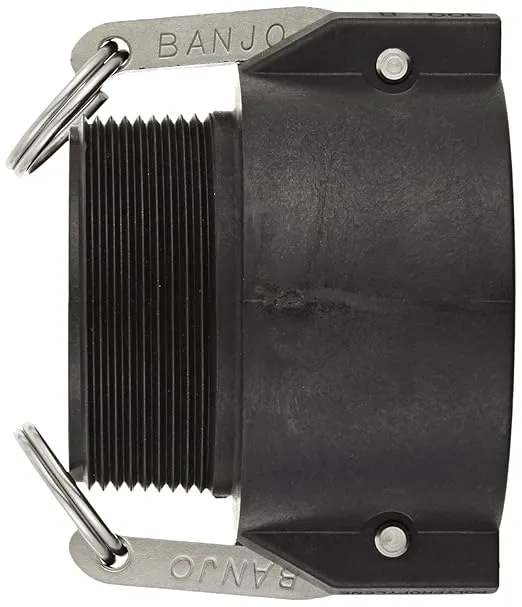 Banjo 75B3/4 Polypropylene Cam & Groove Fitting, 3/4" Female Coupler x NPT Male