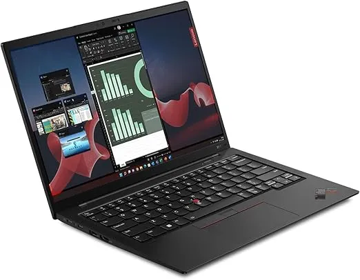 Lenovo Gen 11 ThinkPad X1 Carbon Laptop with Intel Corei7-1355U Processor, 14 Inch WUXGA Non-Touch Display, 32GB LPDDR5 RAM, 1TB Gen4 Performance SSD, Thunderbolt, Backlit Keyboard and Windows 11 Pro