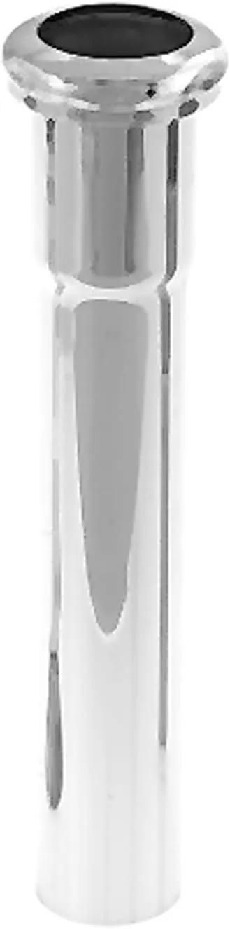 Westbrass D420-26 1-1/4" OD x 8" Slip Joint Extension Tube, 1-Pack, Polished Chrome