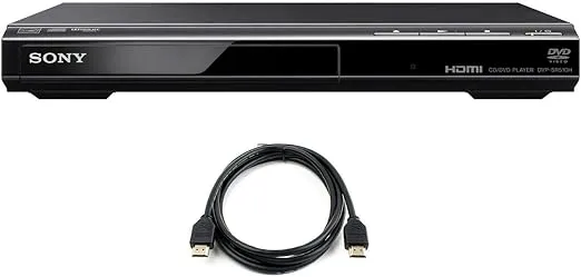 Sony DVPSR510H DVD Player with Deco Gear 6ft High Speed HDMI Cable