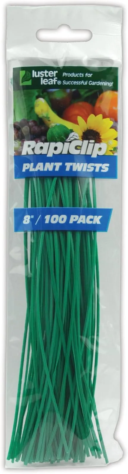 Luster Leaf 848 Plant Twist Tie 8in, Pack of 1