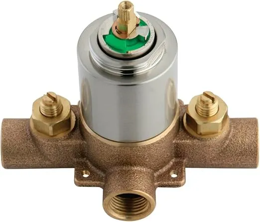 Kingston Brass KB3638V Pressure Balanced Tub and Shower Valve, Brushed Nickel