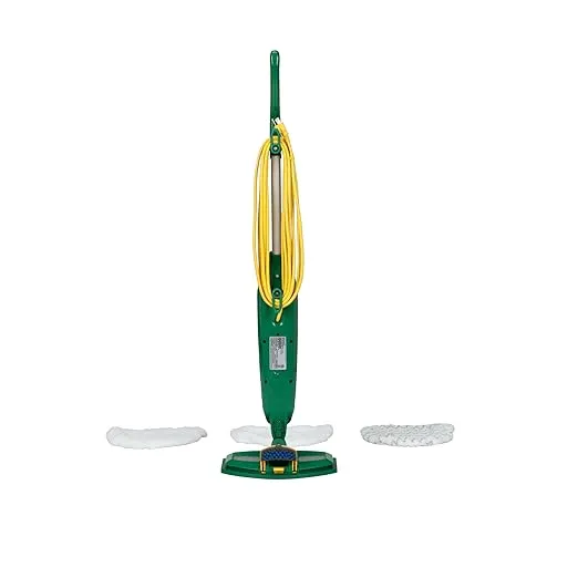 Bissell Commercial-BGST1566 Steam Mop Power Steamer, 12.5" wide, comes with Two soft pads for every day and one scrubby pad for heavy messes,Green