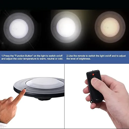 Umbrella Lights with Remote Rechargeable Battery Operated Patio Cantilever Umbrella Lights with 3 Brightness Modes, 3 Colors Warm Neutral Cold, for Offset Patio Umbrella in Outdoor & Garden