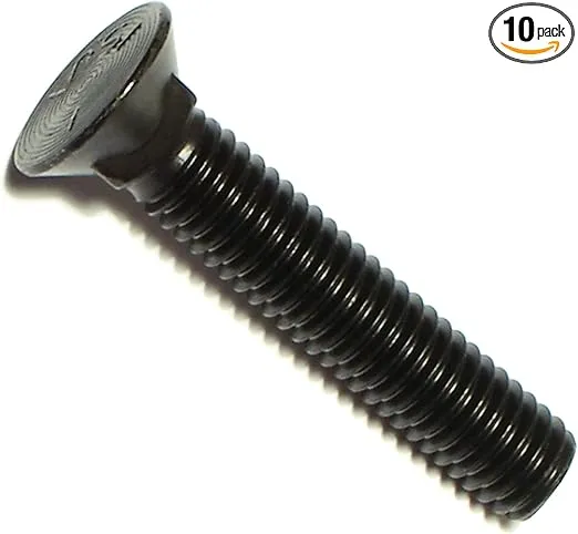 014973294304 Grade 5 Plain Plow Bolts, 3/8-16 x 2, Piece-10