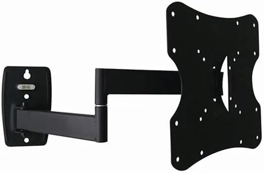 INLAND ProHT Articulating TV Wall Mount Full Motion (05329) for TV Flat Panel Monitor 23'' to 42,Tilt 15°，Swivel 90°,VESA up to 200x200,Cold-Rolled Steel Material, Max Load 55 Lbs, Black