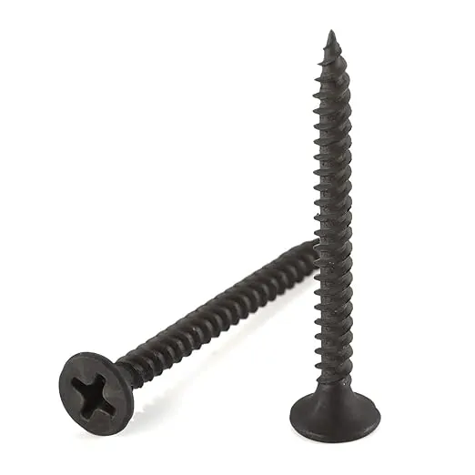 #6 x 1-1/4" Coarse Thread Sharp Point Drywall Screw, #2 Bugle Head Screw for Drywall Sheetrock, 100 Pack