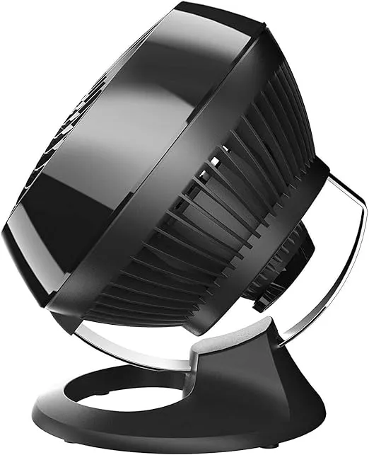 Vornado 460 Whole Room Air Circulator, Small Fan with 3 Speeds, Adjustable Tilt, Easy to Clean, Moves Air 70 Feet, Quiet Fan for Home, Office, Bedroom, Black