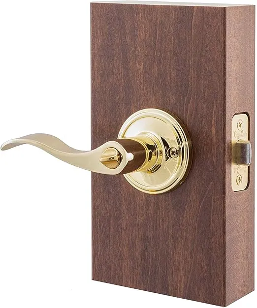 Copper Creek WL2230PB Waverly Door Lever, Polished Brass
