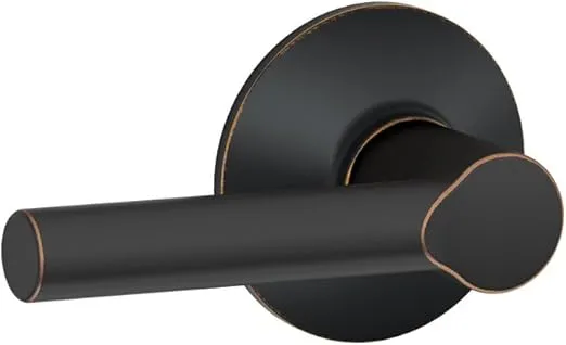 SCHLAGE F10 BRW 716 Broadway Passage Lever, Aged Bronze