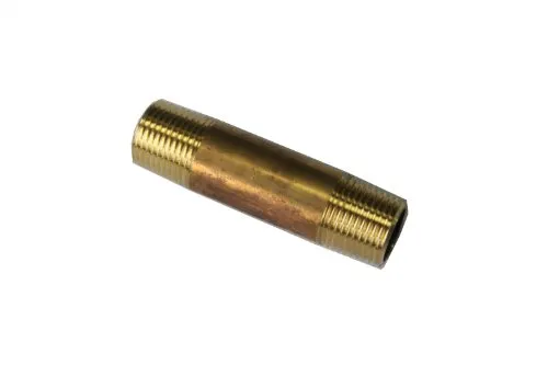 LTWFITTING Brass Pipe 8" Long Nipple Fitting 1-1/2" Male NPT Air Water(Pack of 1)