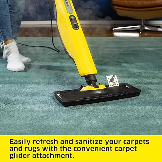 Kärcher - SC 3 EasyFix Steam Cleaner Steam Mop - Upright - For Hard Floors and Carpet - Rapid 30 Second Heat-Up