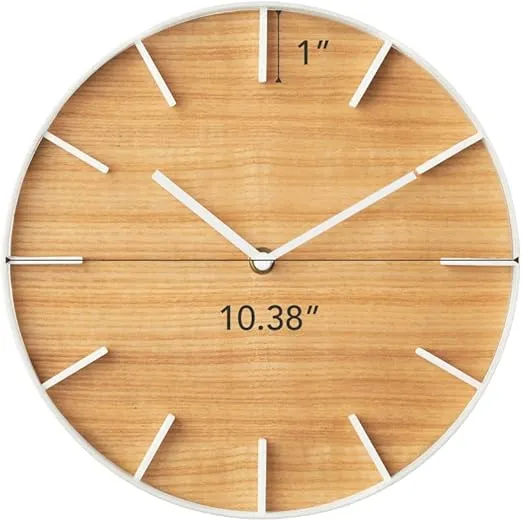 Yamazaki Home Wall Clock - Modern Wood Home Decoration Steel + Wood One Size Ash