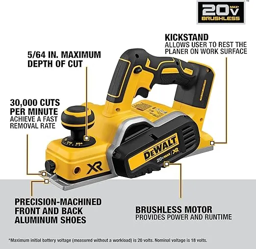 DEWALT 20V MAX Band Saw, 5" Cutting Capacity, Integrated Hang Hooks, Portable, For Deep Cuts, Bare Tool Only (DCS374B)