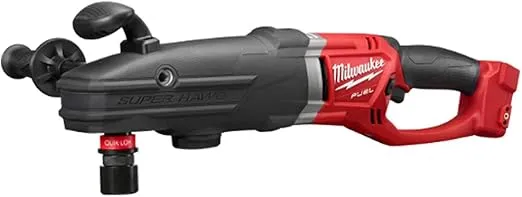 Milwaukee 2711-20 M18 Fuel Super Hawg Right Angle Drill with Quik-Lokbare