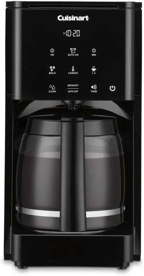 Cuisinart DCC-T20 14-Cup Programmable Coffeemaker Touchscreen, Black