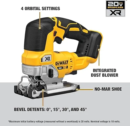 DEWALT 20V MAX* 3-Tool Combo Kit (DCK307D1P1)