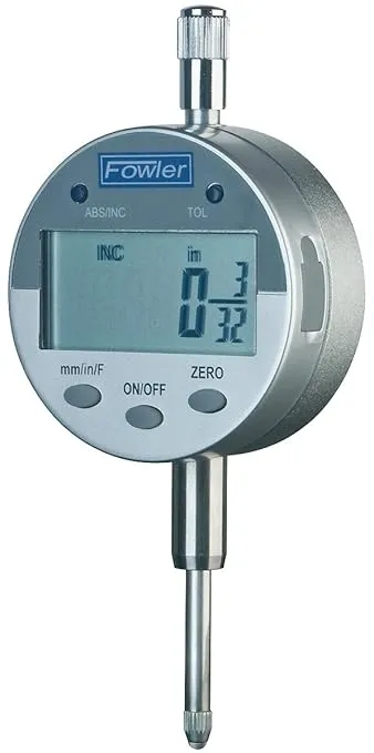 Fowler 54-520-260-0, Indi-X Blue Digital Indicator with 0-1"/25mm Measuring Range