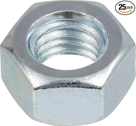 Hillman 150021 Coarse Thread Hex Nuts, 5/8"x 11", Steel, 25 Pieces
