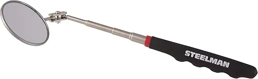 STEELMAN 41819 36-Inch Telescoping 2.25-Inch Round Inspection Mirror