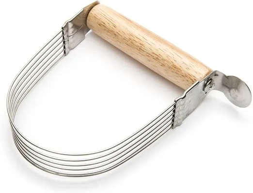 Fox Run Wire Pastry Blender, 5", Steel and Wood