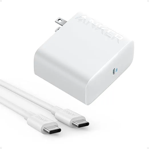 Mac Book Pro Charger, 100W USB C Charger, Anker Compact and Foldable Fast Charger for MacBook Air, Samsung Galaxy, iPad Pro, and All USB C Devices, 5 ft USB C to USB C Cable Included