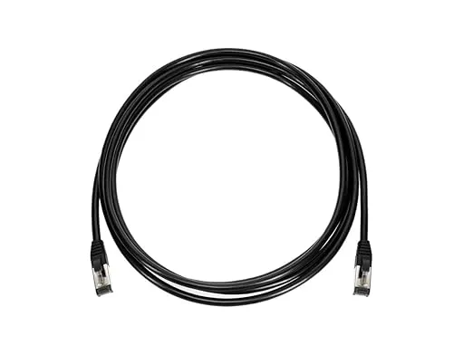 Monoprice Cat8 Patch Cable - 10 Feet - Black | Double Shielded (S/FTP), 28AWG, 2GHz, 40G, Pure Bare Copper, Snagless RJ45, Ethernet Cable