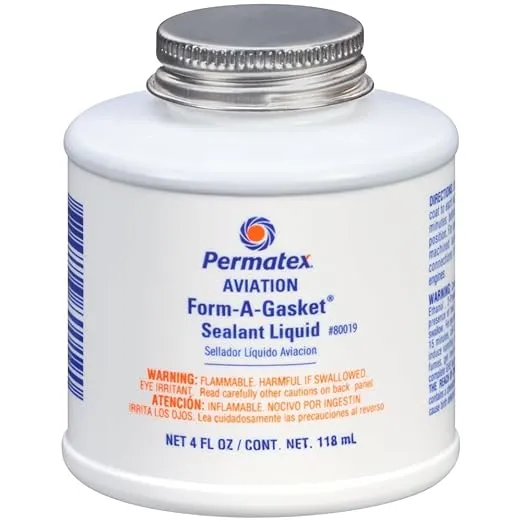 Permatex 80019 Aviation Form-A-Gasket No. 3 Sealant, 4 oz.