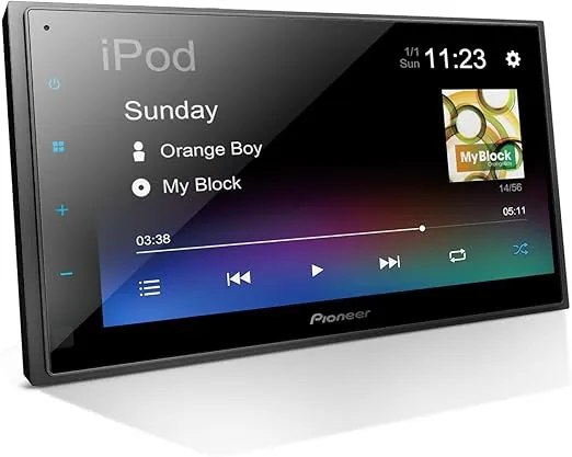 Pioneer DMH-341EX 6.8" Capacitive Touchscreen, Amazon Alexa When Paired with Pioneer Vozsis App, Bluetooth, Back-up Camera Ready - Digital Media Receiver