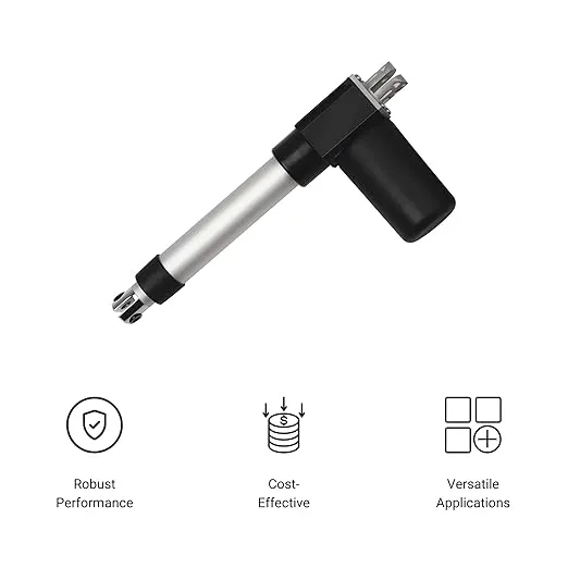Progressive Automations 12V Feedback Linear Actuator IP66-24 inch, 400 lbs Force with Hall Effect Sensor Feedback Water Resistance - High Load Actuator for Home Automation, Manufacturing, Automotive