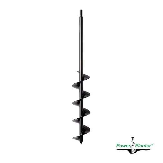 Power Planter Bulb Auger & Bedding Plant Tool - 3x30 Garden Auger Drill Bit with 1/2" Non-Slip Hex Drive, Hand-Welded Planting Auger Gardening Drill, Earth Auger Digging Tools, Up to 30" Deep