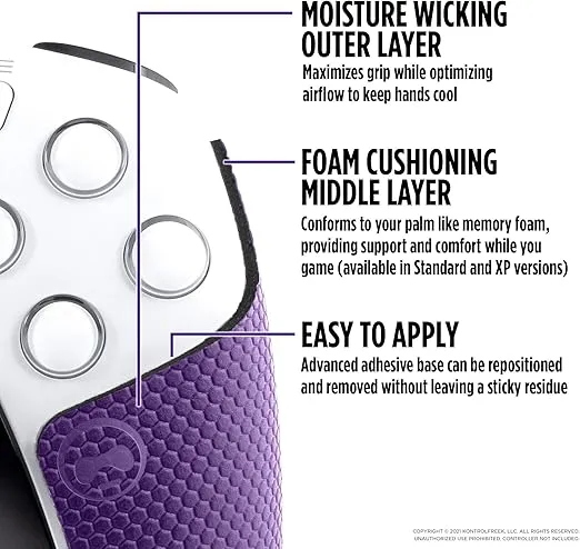 KontrolFreek Performance Grips for PlayStation 5 (PS5) Controller (Galaxy Purple)