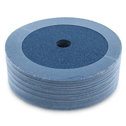 BHA Zirconia Resin Fiber Grinding and Sanding Discs, 7” x 7/8”, 60 Grit - 25 Pack