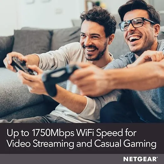 NETGEAR Cable Modem WiFi Router Combo C6300 | Compatible with Providers Xfinity by Comcast, Spectrum, Cox | Plans Up to 400Mbps | AC1750 WiFi Speed | DOCSIS 3.0.