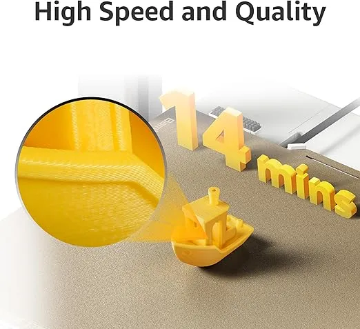 Bambu Lab A1 Combo, A1 3D Printer and AMS lite, Support Multi-Color 3D Printing, High Speed & Precision, Full-Auto Calibration & Active Flow Rate Compensation, ≤48 dB Quiet FDM 3D Printers