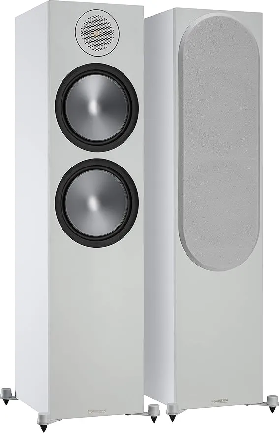 Monitor Audio Bronze 500 Floorstanding Speaker White (Pair)