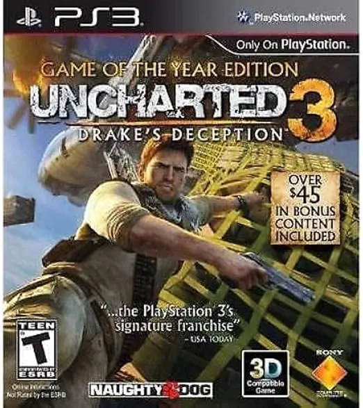 PS3 Uncharted 3 GOTY