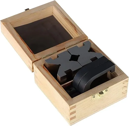 findmall 1-3/8 L X 1-5/8 W X 1-3/4 H Accuracy V-Block & Clamp Set